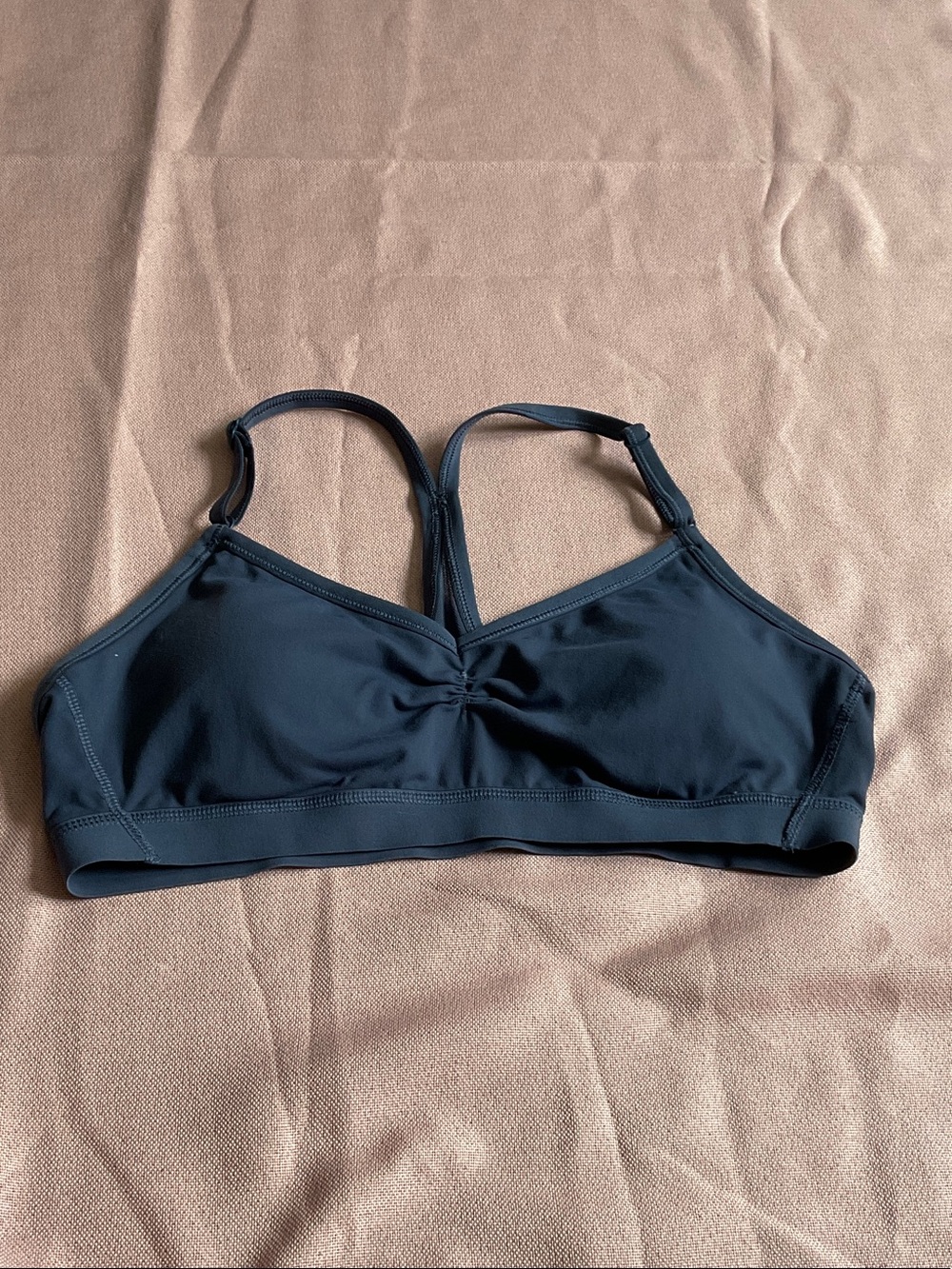 aerie Dark Navy Strappy Light Support Bralette